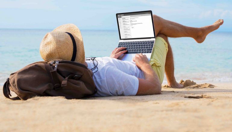 lavoro spiaggia smart working