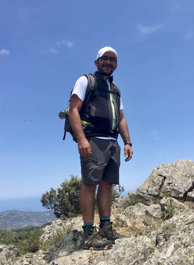 Antonio Russo guida Aigae sentiero dell'inglese Calabria