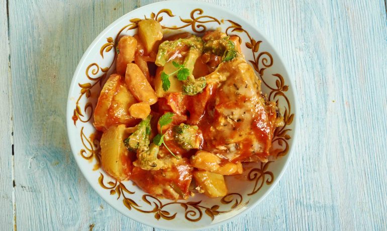 pollo al curry mauriziano