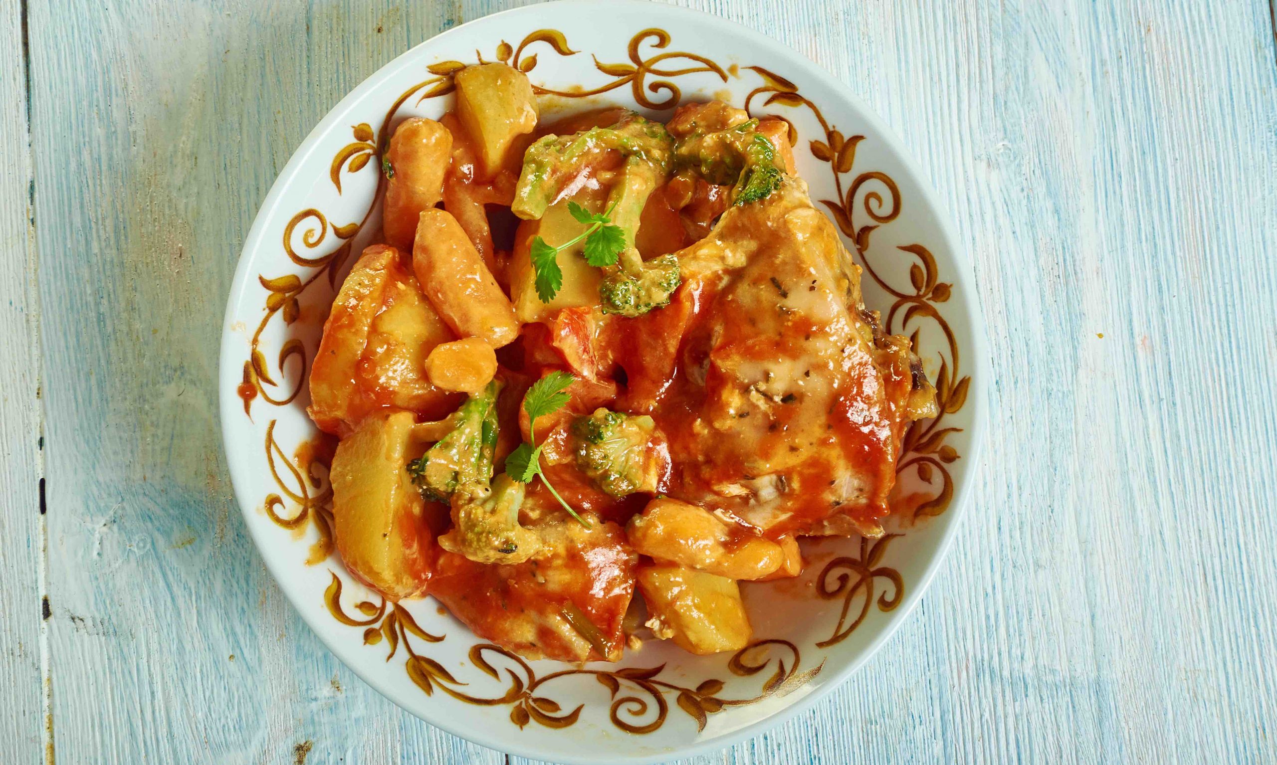 pollo al curry mauriziano