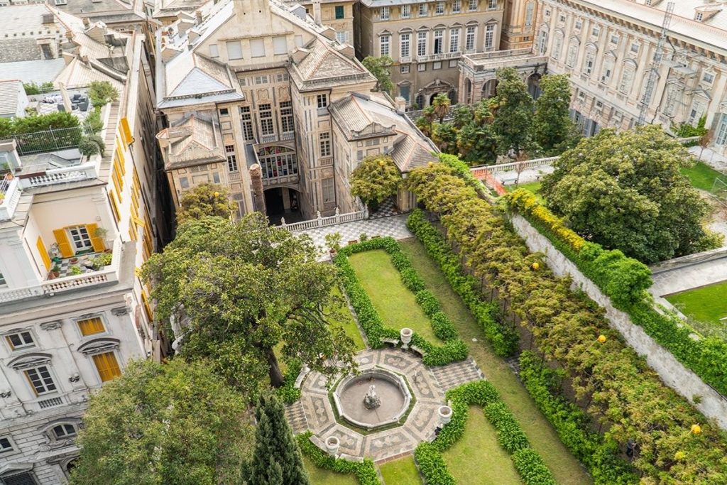 Genova Palazzo Nicolosio Lomellino - giardino- foto LZeppa