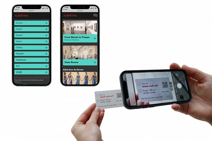 Albertina Audioguida su Smartphone credits Albertina