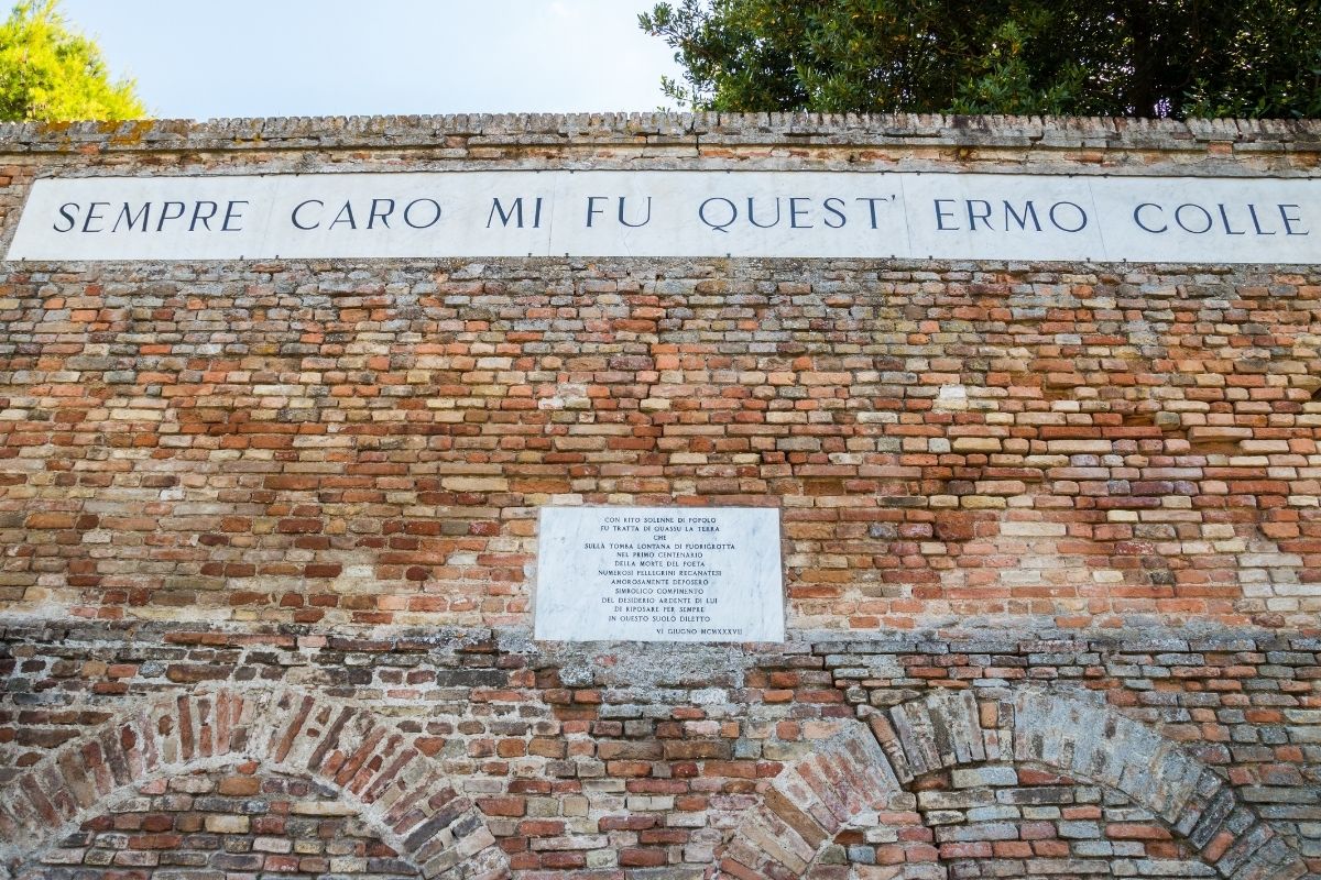 Recanati Giacomo Leopardi parco letterario