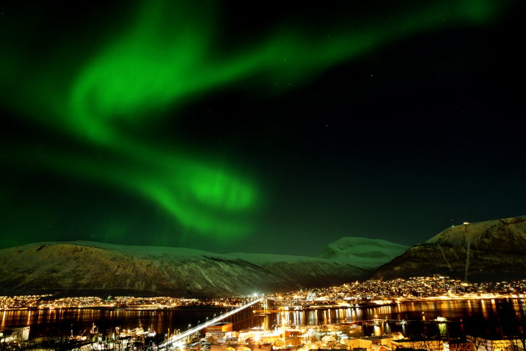 Northern Lights over Tromsø - Photo - Yngve Olsen Sæbbe