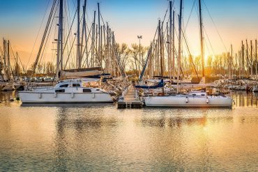 tramonto mare inverno