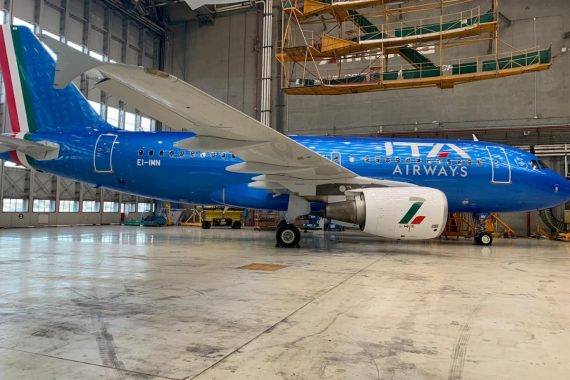 ITA Airways livrea Pietro Mennea