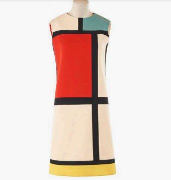 Yves Saint Laurent abito ispirato a Mondrian