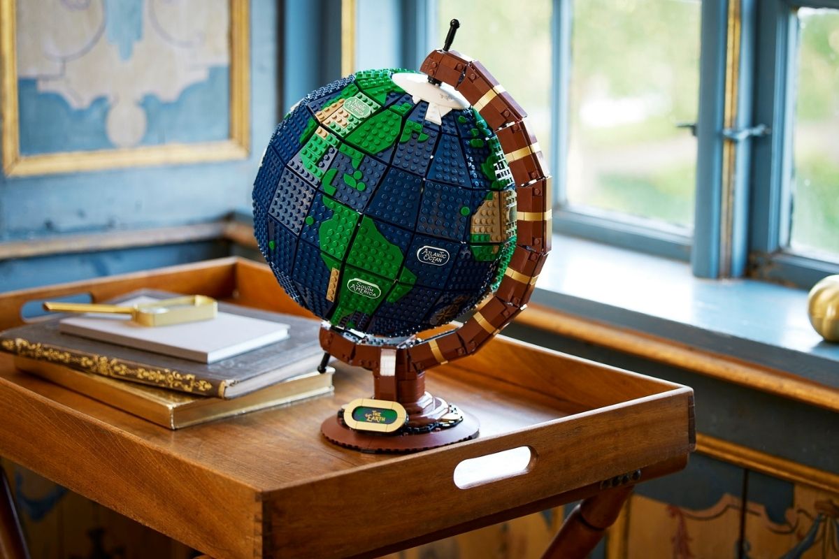 mappamondo lego