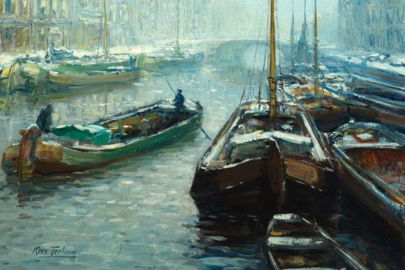 Kees Terlouw, Canale olandese, olio su tela