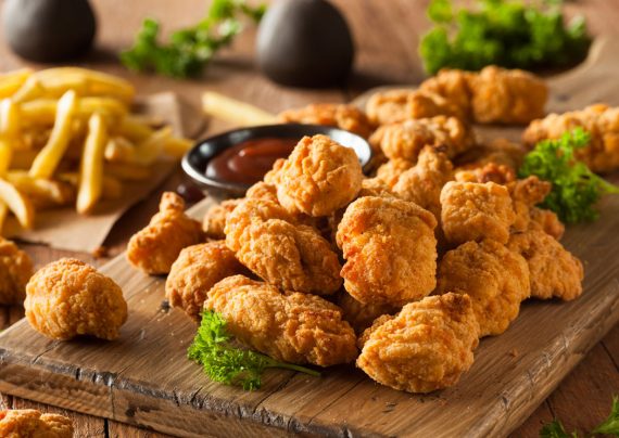 popcorn-pollo fritto