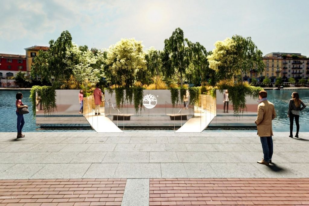 Timberland Floating Forest Milano Design Week