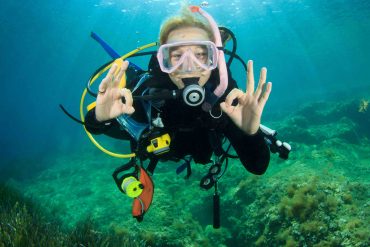 diving