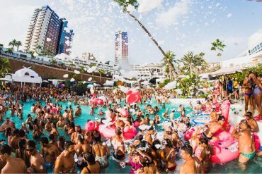 lagoon party hard rock hotel tenerife