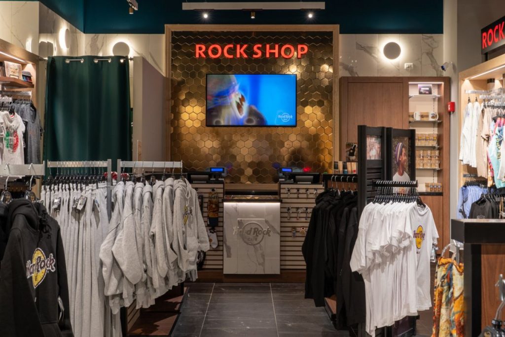 hard rock cafè rock shop