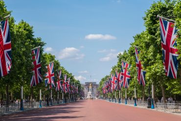 The Mall e Buckingham Palace a Londra