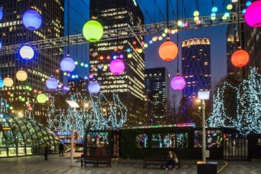 Winter Lights London, credits canarywharflondon