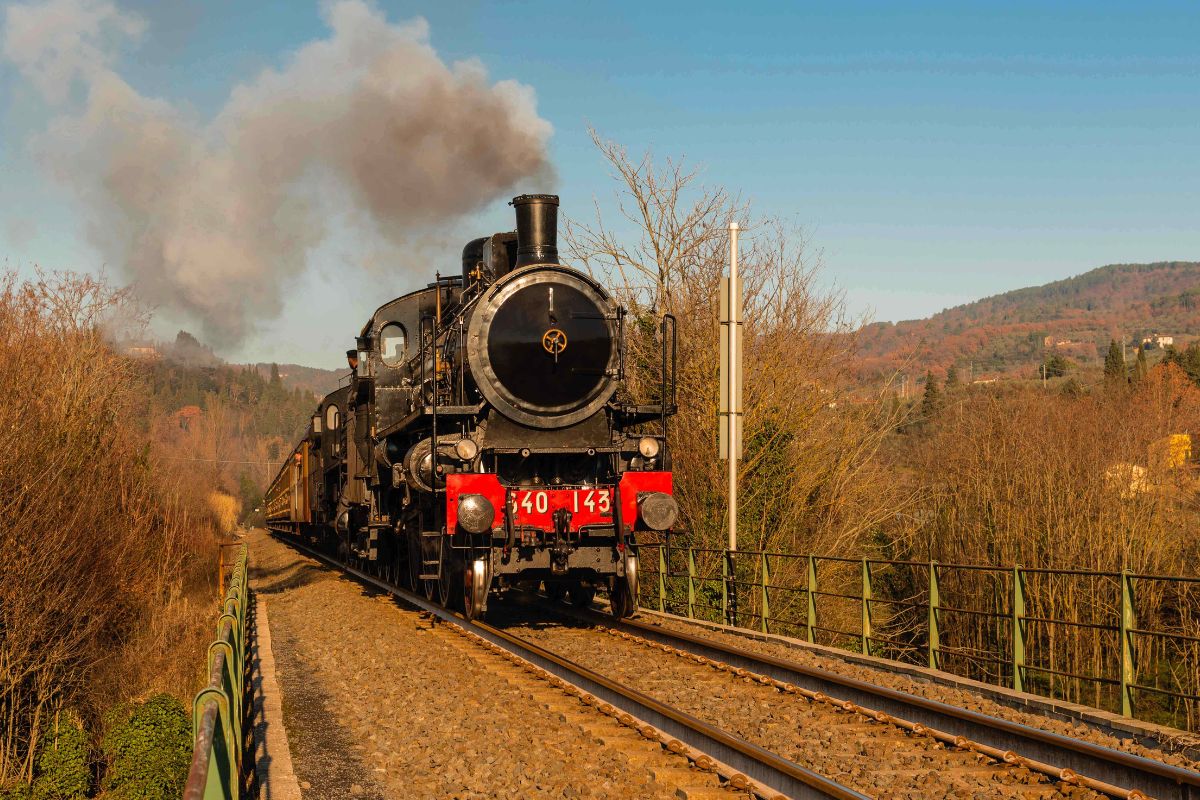 Un treno storico in Toscana, credits Fondazione Fs