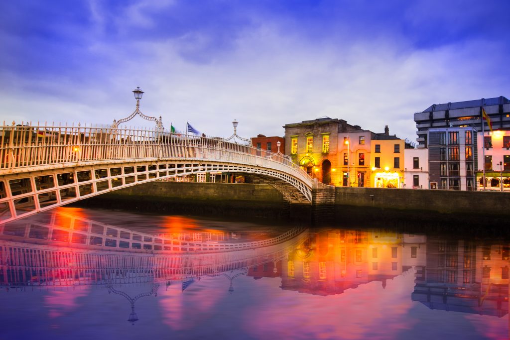 Ha' Penny Bridge a Dublino