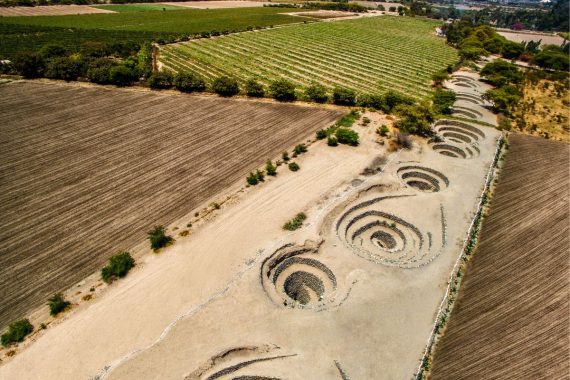 Vista aerea degli acquedotti di Cantalloc, credits Favio Ovalle Promperù