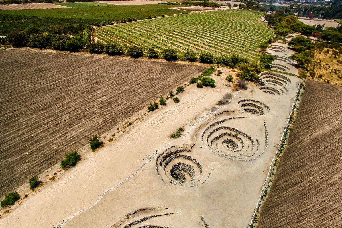 Vista aerea degli acquedotti di Cantalloc, credits Favio Ovalle Promperù