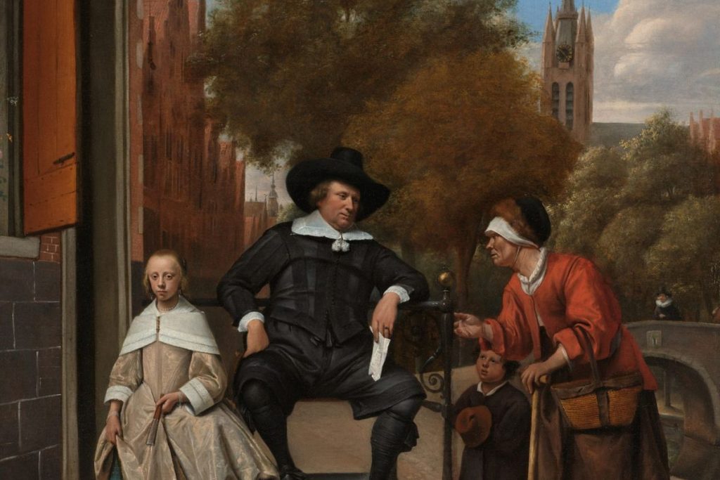  Il Borgomastro di Delft e sua figlia (Adolf e Catharina Croeser), 1655, Jan Steen