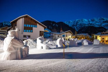 sculture di ghiaccio Val Gardena