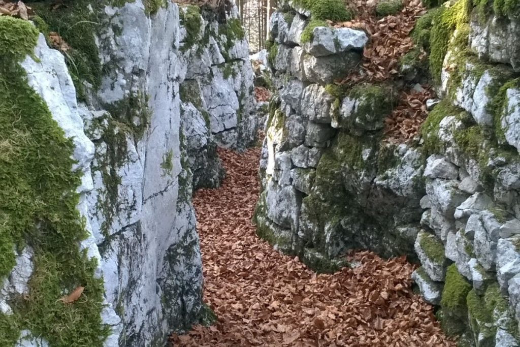Aigae sentieri Grande Guerra