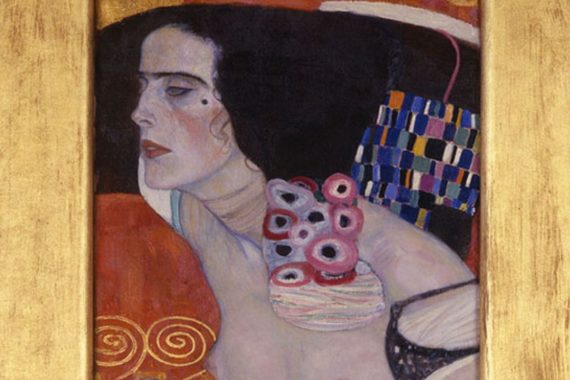 Gustav Klimt Giuditta II dettaglio 1909 fondazione Musei Civici di Venezia Galleria internazionale d'arte moderna di Ca Pesaro