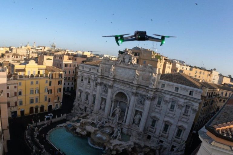 Drone su Roma