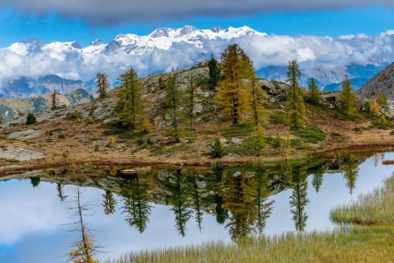 Valle d'Aosta, Lago Vallette e Monte Rosa Parco Mont Avic, credits Davide Camisasca)