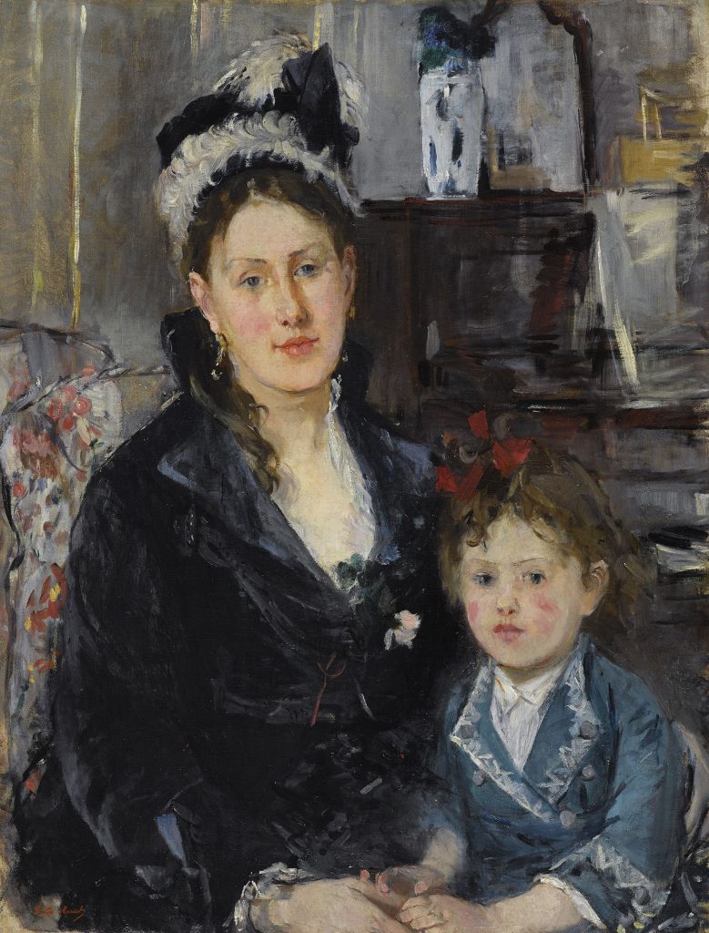 Berthe Morisot, Madame Boursier e sua figlia, 1873 circa. Olio su tela, 74.5 x 56.8 cm. Brooklyn Museum, Museum Collection Fund, 29.30 (Photo Sarah DeSantis, Brooklyn Museum)