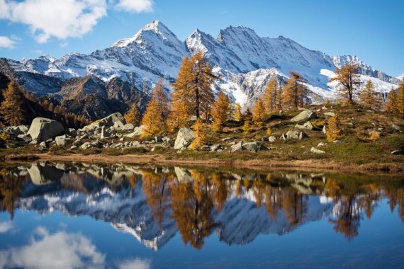 Il Gran Paradiso in autunno