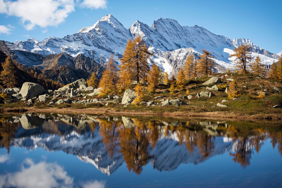 Il Gran Paradiso in autunno
