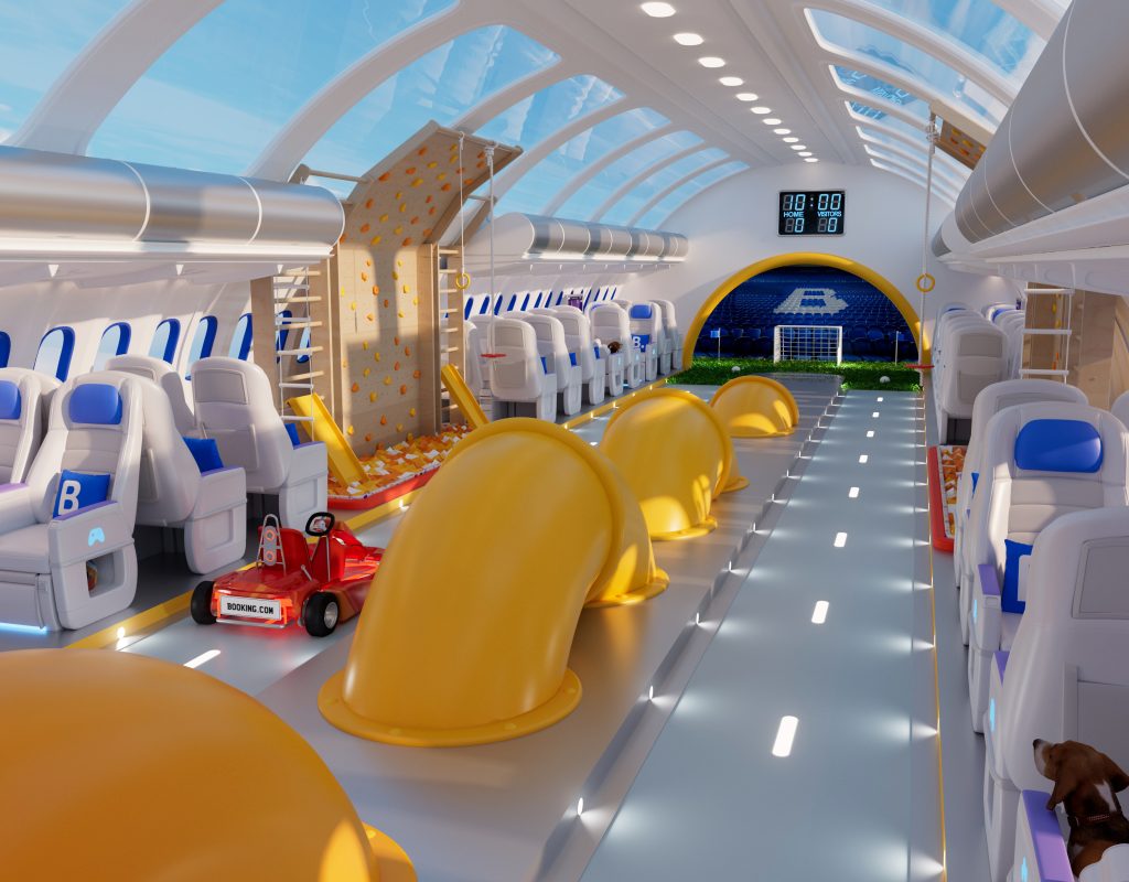 Booking, l'aeroplano dei bambini