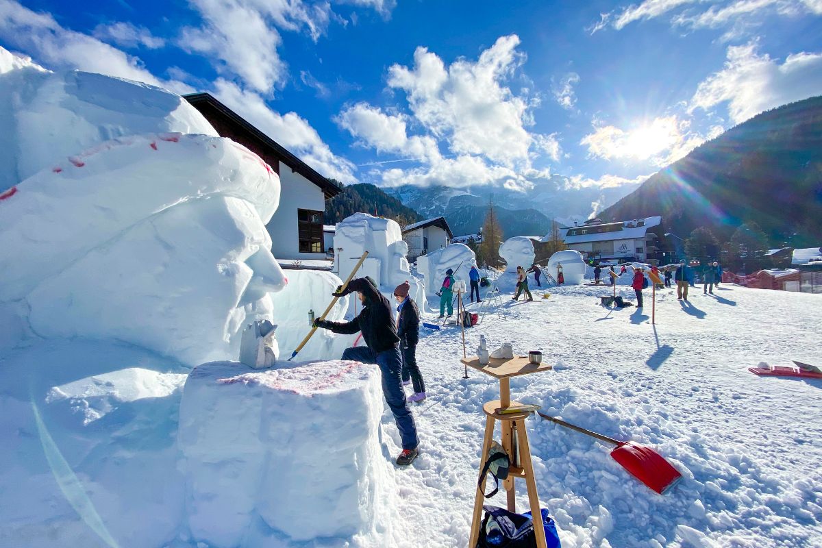 Neve e arte in Val Gardena