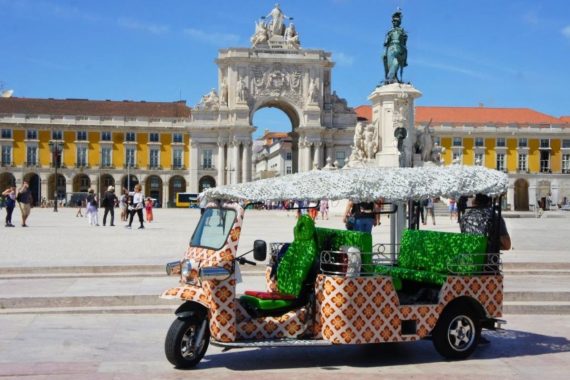 Lisbona in tuk tuk