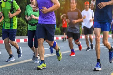 Marathon runners adobe