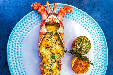 Lobster-Thermidor aragosta Oman