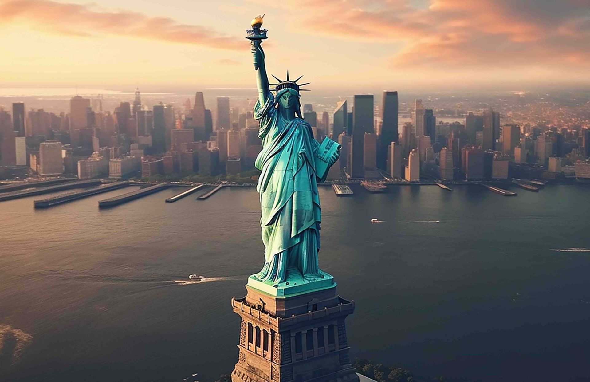 new york statua della libertà adobe