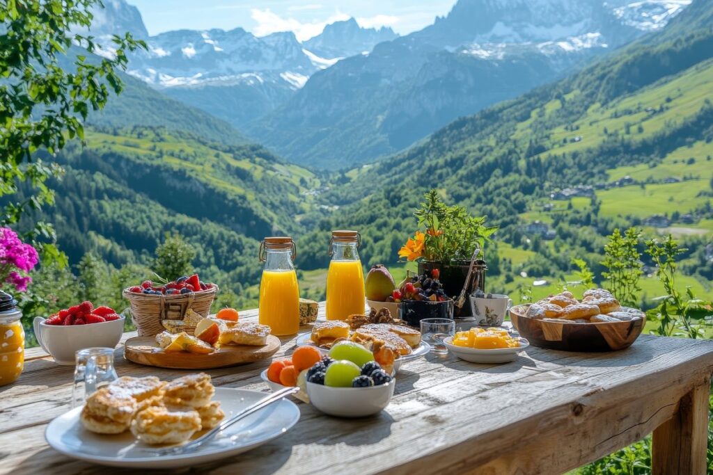 colazione con vista foto da adobe