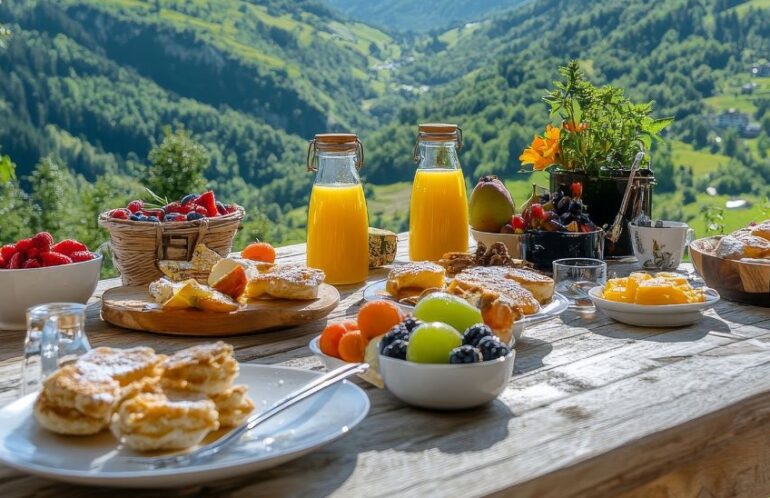 colazione con vista foto da adobe