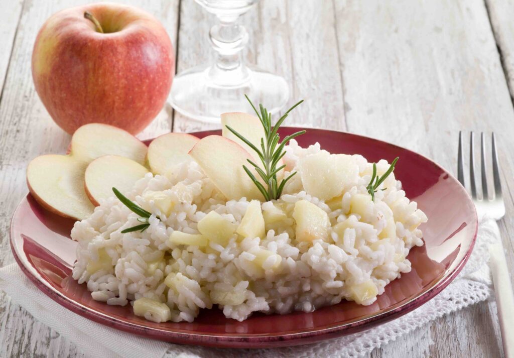 risotto alle mele adobe