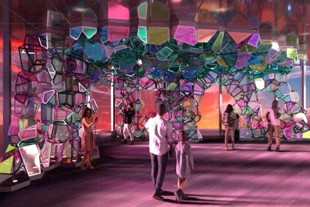 Caleidoscopica New York: sette nuove installazioni immersive in cima a Edge
