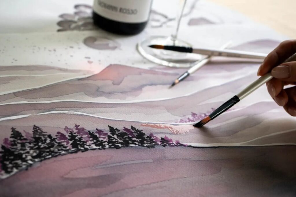 Vigne unconventional tra wine painting e fuoristrada